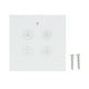 thumbnail image 1 of Interruptor de luz y ventilador con WiFi inteligente, color blanco, de 100 a 250 V, controlado por voz y control remoto RF, 1 of 8