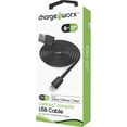 thumbnail image 2 of CHARGEWORX CX4602BK 6ft Lightning Sync & Charge Cable Black, 2 of 9