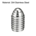 thumbnail image 3 of Uxcell M8 x 12mm 304 Stainless Steel Spring Hex Socket Ball Point Set Screws 8 Pack, 3 of 6