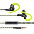 thumbnail image 1 of Methold Auricular deportivo Fitness Auricular impermeable con cable Control con cable Aislamiento de ruido Type11 NO11, 1 of 6