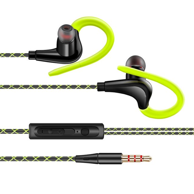 Methold Auricular deportivo Fitness Auricular impermeable con cable Control con cable Aislamiento de ruido Type11 NO11
