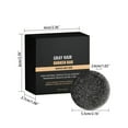 thumbnail image 3 of Kokovifyves Natural Hair Darkening Shampoo Bar for Coverage Gray Hair Soap Gray White Hair Reverse Bar Fast Natural Shampoo, 3 of 9