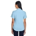 thumbnail image 2 of Harriton Bahama Cord Camp Shirt (M570W) Cloud Blue, 2XL, 2 of 2