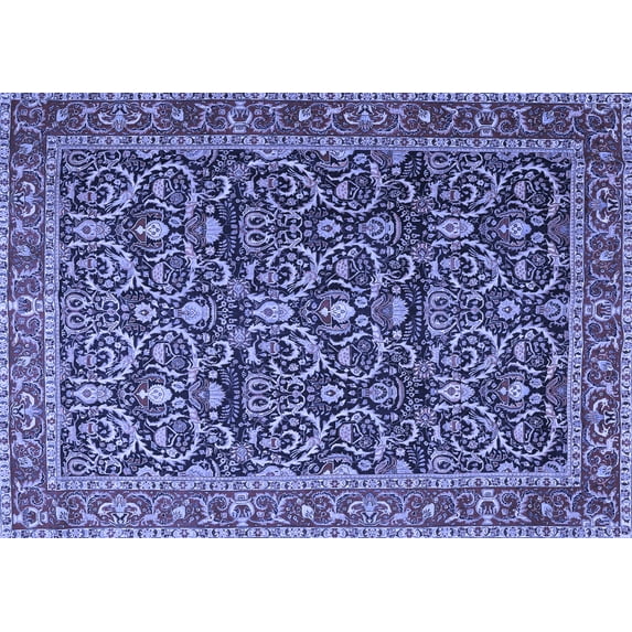 Ahgly Company Indoor Rectangle Persian Blue Traditional Area Rugs, 2' x 4'