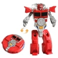 thumbnail image 1 of Transformable Fidget Spinner Robot Toy, ABS Plastic Stress Relief Sensory Toys for Kids & Adults, Dual-Form Design, Smooth Bearing, Blue Red Black, 2.76-Inch, 1 of 8