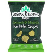 Vegan Rob'S Sexy Chips Kettle Potato Chips Spinach & Matcha Tea, 2 Oz