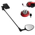 thumbnail image 1 of 1pcs Bicycle Helmet Reflective Convex Rearview Mirror Mountain Road Bike 360 Rotation Adjustable Cycling Rear View Mirror, 1 of 5