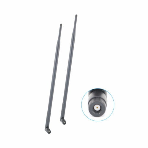 2 9dBi 2.4GHz 5GHz Dual Band RP-SMA WiFi Antennas for Buffalo WZR-HP-G450H New