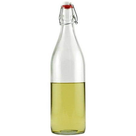 

Bormioli Rocco 33.75oz Swing Top Giara Glass Bottle | Clear