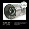 thumbnail image 4 of Cole & Mason Precision Diamond-Cut Ceramic Led Salt Mill, Silver 8", 4 of 7