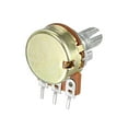 thumbnail image 3 of Uxcell WH148 10K Ohm Variable Resistors Single Turn  Carbon  Potentiometer 5 packs, 3 of 5