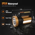thumbnail image 5 of DAYBETTER Rechargeable Spotlight, LED Super Bright Flashlight Handheld Waterproof Searchlight for Outdoor Camping Emergency, 5 of 6