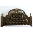 thumbnail image 3 of FOA Saavy 3-Piece Cherry Wood Bedroom Set - Queen + Nightstand + Chest, 3 of 12