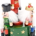 thumbnail image 3 of Soldado Cascanueces De Madera, 4 Soldados, Caja De Música, 21 Cm, Juguete Mecánico para Decoración Navideña, Regalo De Cumpleaños para Niños Verde, 3 of 5
