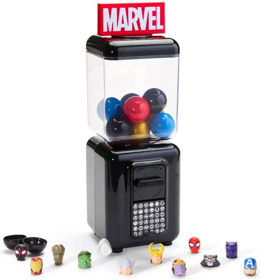 Marvel Squishies Vending Machine Play Set [12 Mystery Squishies!]