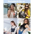 thumbnail image 5 of Portable Silent Mini Bladeless Fan Clip On, Small Fan Clip on for Shirt & Waist, Adjustable 3-Speed Suspended Whirlwind Fans, For Outdoor & Travel & Office, Travel Accessories, Gift, 5 of 7