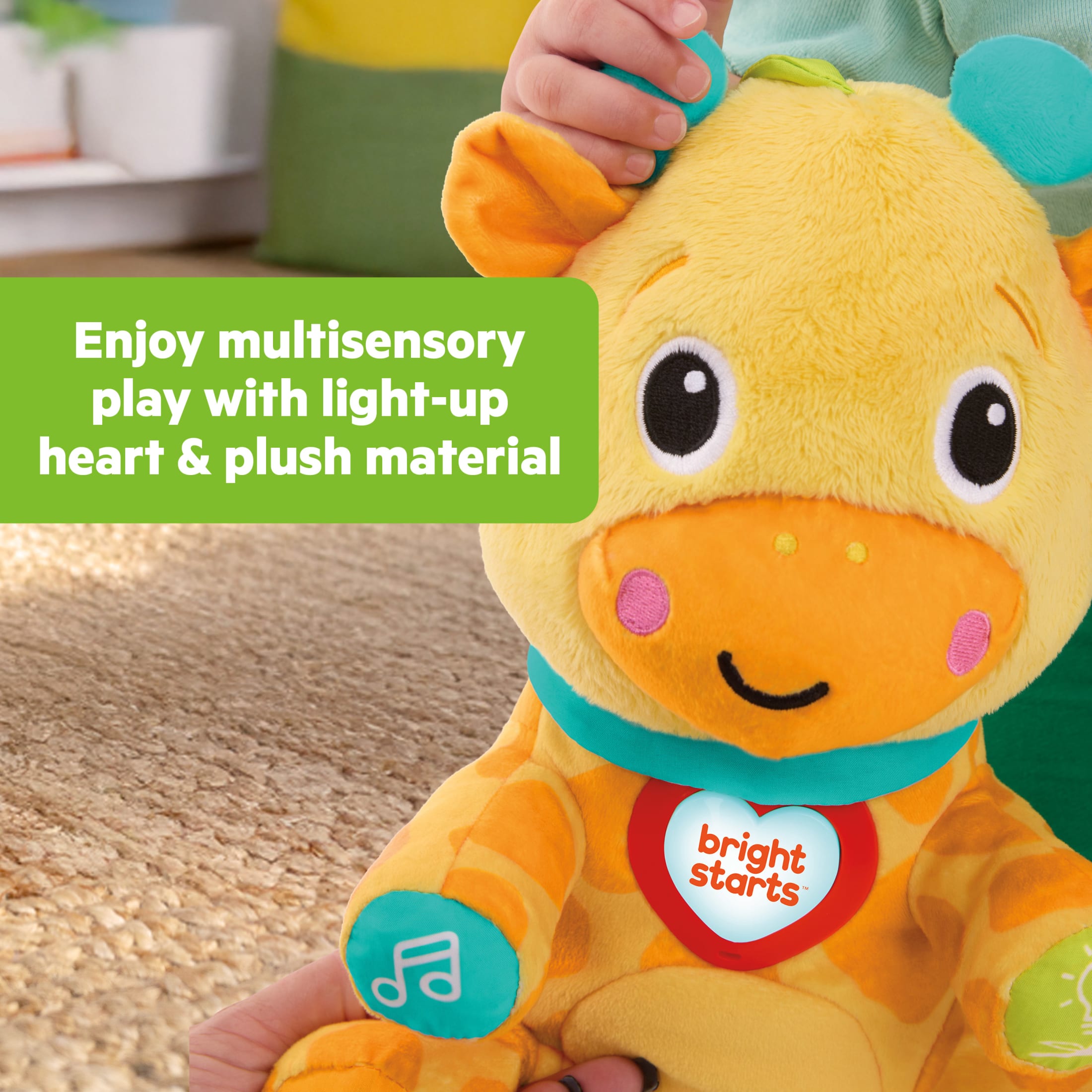 Bright Starts Chat & Cuddle Giraffe Musical Plush Toy, Unisex, Infant