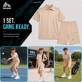 thumbnail image 6 of RBX Boys Short Set Moisture Wicking Golf Polo Shirt and Shorts Athletic Outfit for Sports 2 Piece, 6 of 7