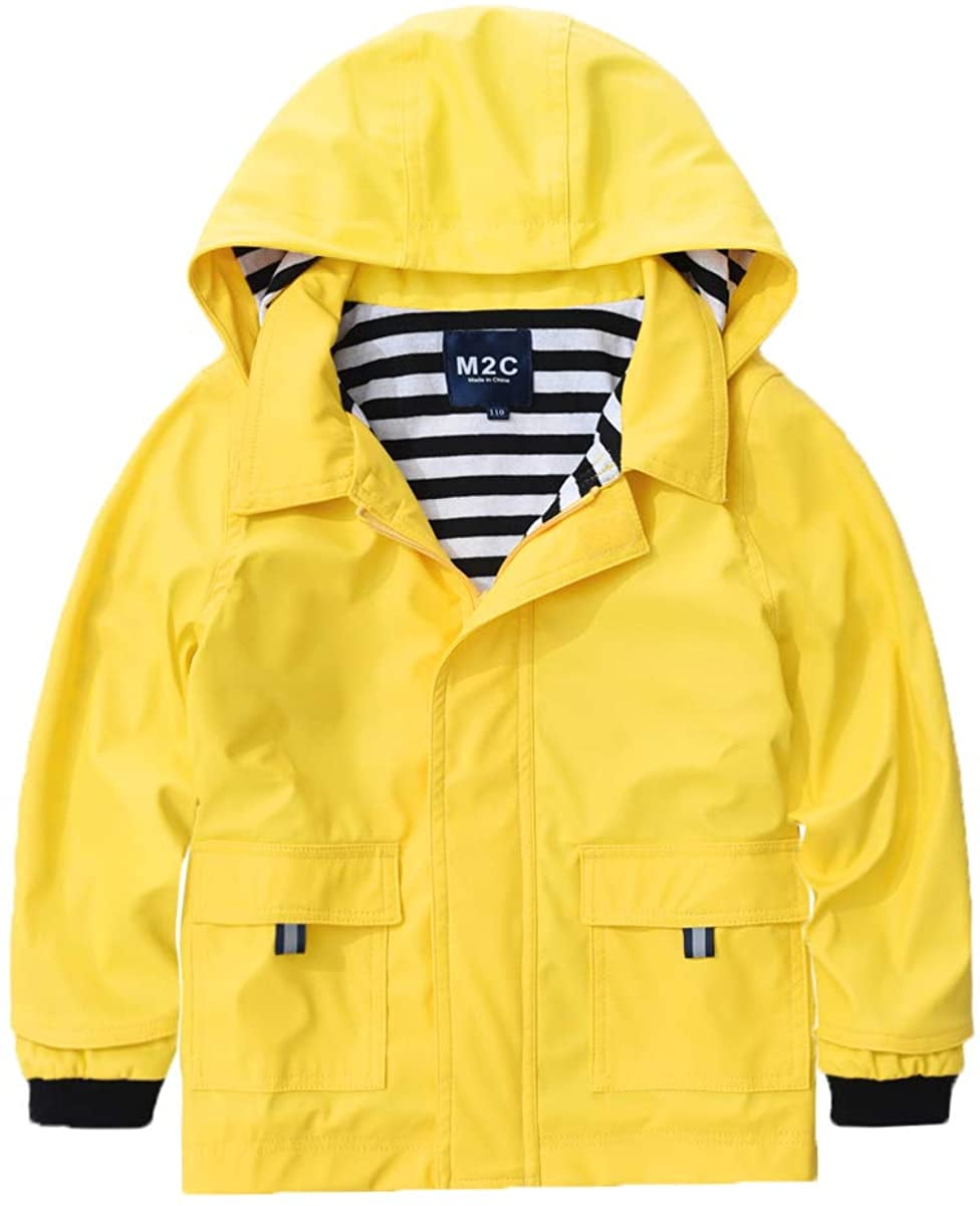 Girls Waterproof Hooded Rain Jacket 