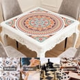 thumbnail image 6 of Mandala Mahjong Mat for Table, 31.5*31.5in Anti Slip American Mahjong Table Cloth, Noise Reduction, Neoprene Mah jongg Mat with Carrying Bag & 3 Dices, Mahjong Accessories Gift, Board Tile Games Mats, 6 of 7