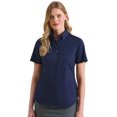 thumbnail image 3 of Premier Womens Supreme Oxford Short-Sleeved Formal Shirt, 3 of 4