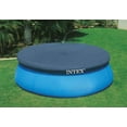 thumbnail image 4 of Intex 10 Foot Easy Set Above Ground Swimming Pool Debris Round Cover  (2 Pack), 4 of 6