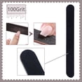 thumbnail image 2 of Paquete de 3 limas de uñas LNAUJS, limas de esmeril de grano 100/180, negras, 2 of 9