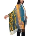 thumbnail image 4 of Kdxio Sunflowers At Sunset Women's Scarf Womens Winter Scarf, Fashion Scarfs for Women, Shawls and Wraps, Long Blanket Scarf, 4 of 8