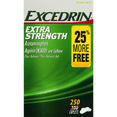thumbnail image 3 of Excedrin Extra Strength Pain Reliever Caplets, 250 Ct, 3 of 7