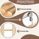 thumbnail image 4 of Varilla de Dowel Recta de Madera Uxcell, Varillas de Dowel de Madera Fluteadas para Muebles DIY, Dowel de Madera 3/16"x 13/16", 4 of 7