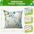 thumbnail image 5 of Spring Pillow Covers 18x18 Set of 4 Floral Home Sweet Home Bless This Home Blue Throw Pillows Decorative Pillow Cases Summer Seasonal Farmhouse Decorations for Home Sofa Couch, 5 of 6