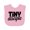 AD-Pink, variant on Inktastic Tiny Disciple Religious Boys or Girls Baby Bib