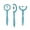 Large Light Blue, variant on Tongue Trainer Tongue Tip Exercise Tool, Dysarthria Autism Speech Therapy, for Children and Adults