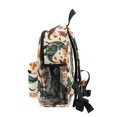 thumbnail image 4 of FORMRS School Backpack with Front Zippered Pocket 12" Student Travel Daypack, Beige Dinosaurs Pattern, 4 of 6