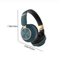 thumbnail image 3 of ZFYXGS Over-ear Headphones Wireless, T11 Bluetooth Headphones Noise Cancelling Foldable High Sound Quality Waterproof Stereo for Home Office Cellphone PC, 3 of 6