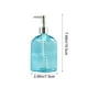 thumbnail image 3 of Botellas Dispensadoras De Vidrio 1 unidad de botella dispensadora de jabón recargable de vidrio azul para baño, cocina o encimera (jabón de manos, loción o champú, 500 ml). Rkxzt, 3 of 8