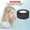 thumbnail image 2 of LifeSupplyUSA 2-in-1 True HEPA Air Cleaner Replacement Filter + Carbon Filter Compatible with TruSens AFHZ1000-01 Air Purifiers, 2 of 5