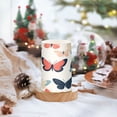 thumbnail image 2 of Yayeee Flameless Candles with Remote Flickering Battery Operated Multi Color Changing, Beige Butterflies, 2 of 7