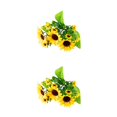 thumbnail image 1 of Cateissary Ramos artificiales, flores amarillas de simulación de boda, decoraciones decorativas de seda para plantas al aire libre, arreglos de Type1 NO1, 1 of 6