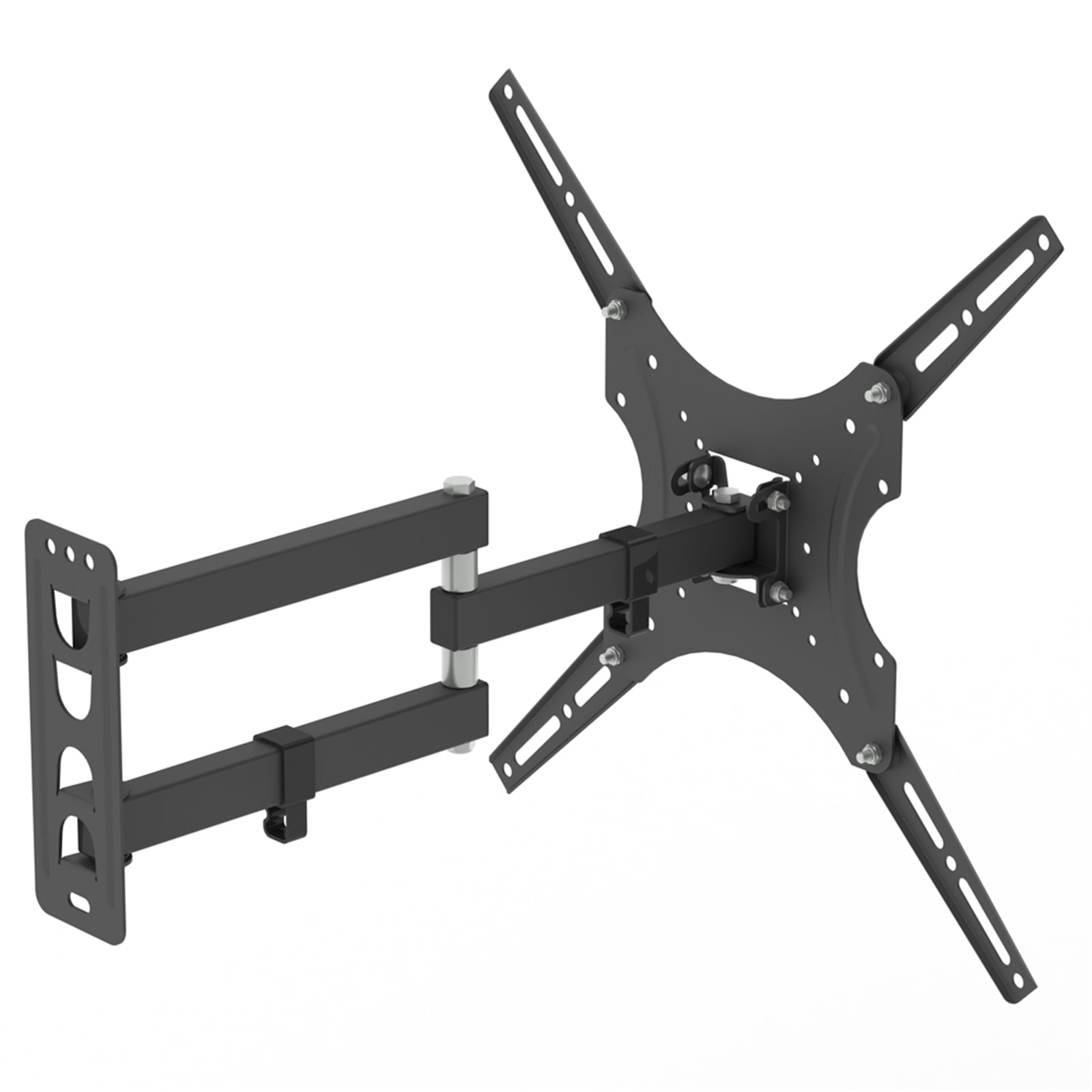 26-55 Inch Full Motion TV Wall Mount Bracket with Tilt & Swivel, Heavy Duty Articulating TV Stand for Flat Screen HDTV,Adjustable Extension 2.4-17.7" for Easy Installation Living Room Home Theater
