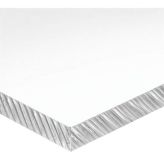 Colorless Acrylic Sheet Stock 24" L x 24" W x 0.118" Thick