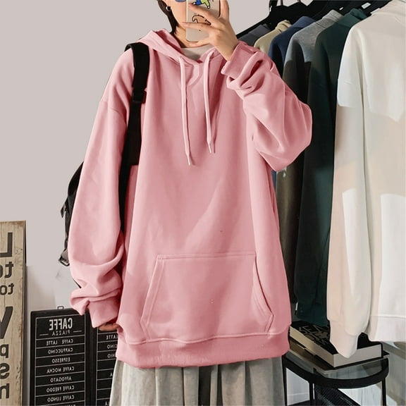 KIHOUT 2023 New Men Casual Patchwork Hooded Top Blouse Sweatshirt With Pockets Coat