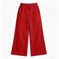thumbnail image 4 of KyCheLot Fleece Sweatpants for Boys Girls Elastic Waist Thicken Sweatpants with Pocket Winter Warm Schoolwear, 4 of 8