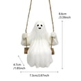 thumbnail image 5 of Columpio Fantasma Halloween Adorno Lindo Resina Del, 5 of 5