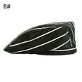 thumbnail image 1 of Chef Hat Unisex Beret Geometric Pattern Duck Mouth Style Men Women Pure Color Short Brim Chef Hat for Baker, 1 of 6