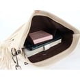 thumbnail image 4 of LHSHID Women Tassel Faux Leather Cross Body Shoulder Bag Boho Hobo Bag, 4 of 6