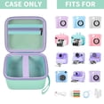 thumbnail image 2 of Funda para cámara PAIYULE Kids Instant Print Camera, color verde, 2 of 7