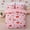 Blush, variant on NTBED Rainbow Comforter Set Chic Bowknot for Kids Girls, Twin Size 6 Piece Bed in a Bag Soft Polyester Bedding Set with Love, Bow & Polka Dot Design, Cream