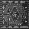 thumbnail image 1 of Ahgly Company Indoor Square Persian Gray Traditional Area Rugs, 4' Square, 1 of 1