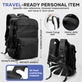 thumbnail image 4 of Vacuum Compression Travel Packing Bag (Includes Air Pump) Carry-on Sealed Backpack, 4 of 9
